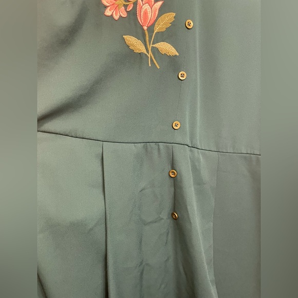 Green Plus Size (XXL) Xhilaration Fit & Flare Dress 👗 - Picture 5 of 13